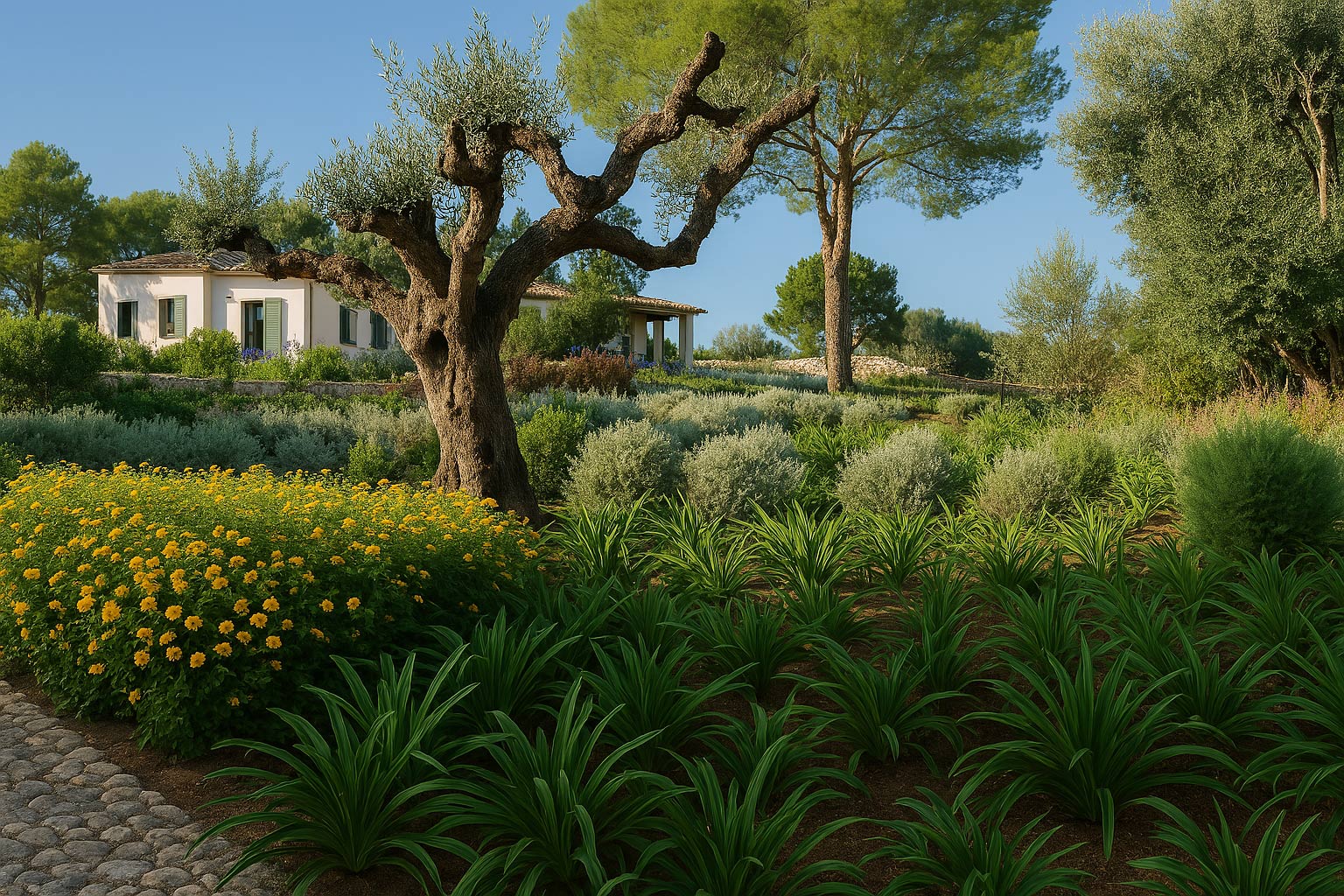 Diseño de jardín en Coll Baix, Mallorca | Jardinería Bisanyes