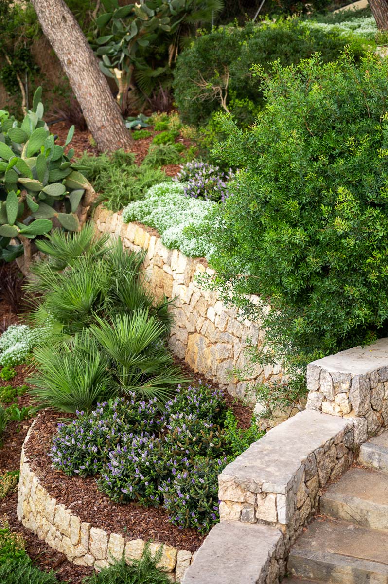 Diseño de jardín en Bunyola, Mallorca | Jardinería Bisanyes